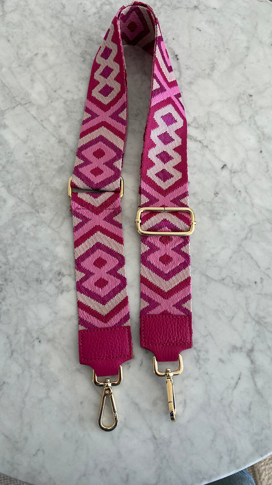 Sienna Bright pink combination strap
