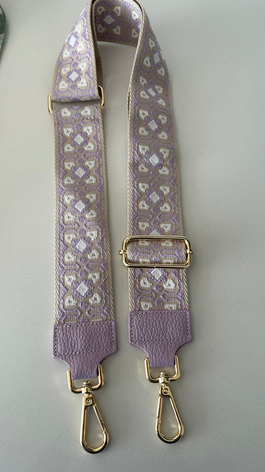Loreto Lilac natural strap