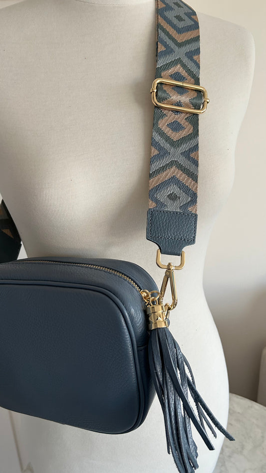Sienna French blue combination strap