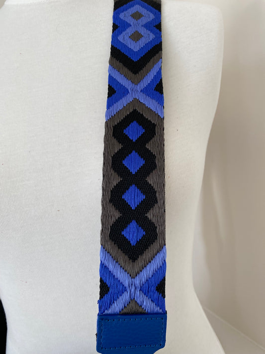 Sienna cobalt blue crossbody strap