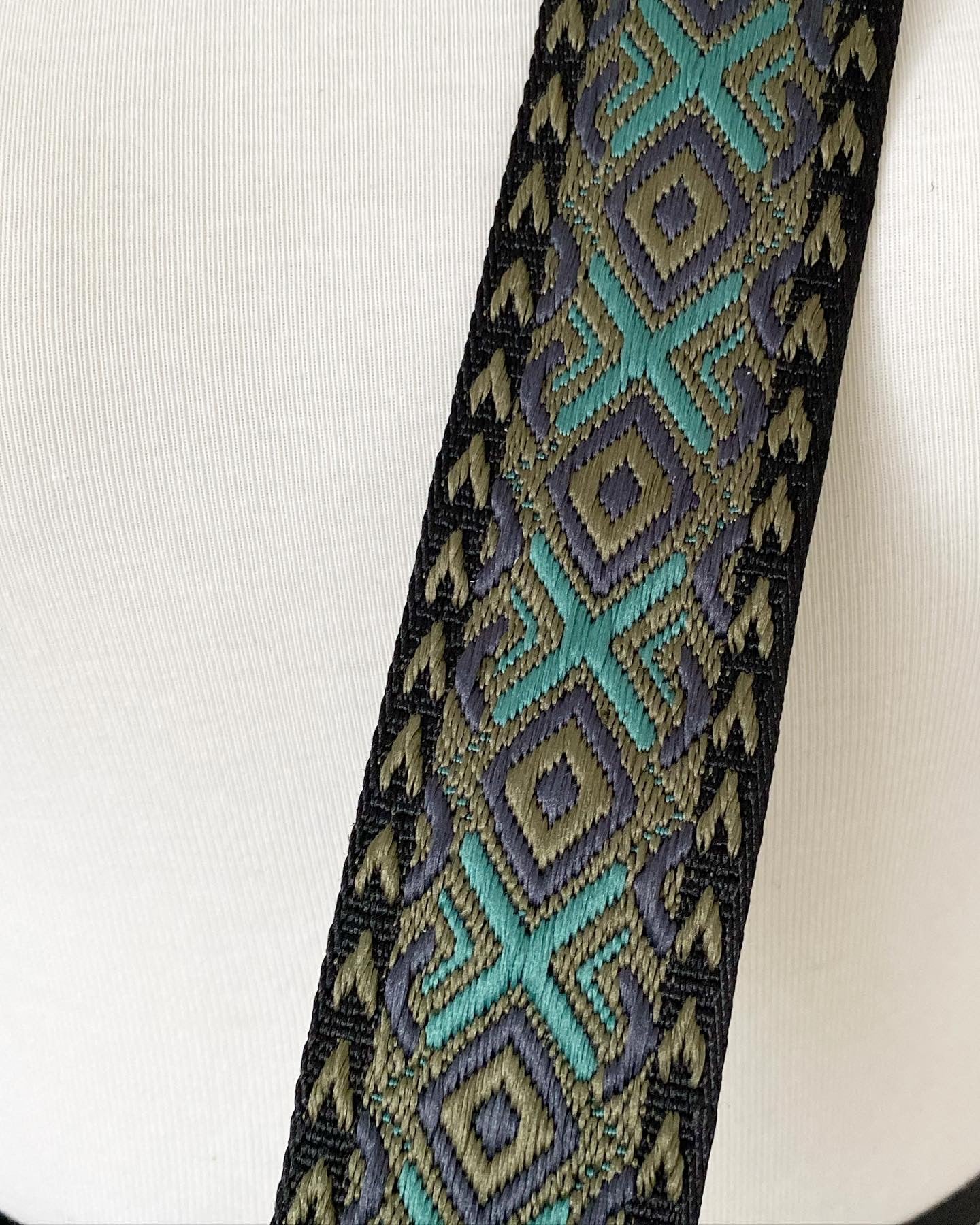 Green & Blue Crossbody Strap