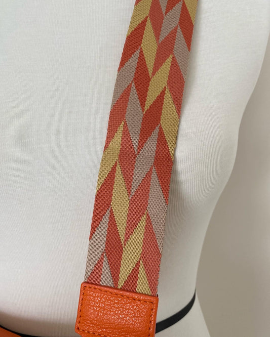 Ravenna Orange Pink Yellow Crossbody strap